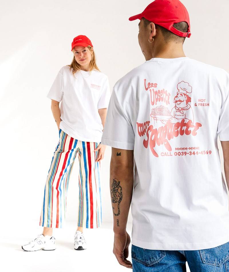 Kauf Dich Glücklich ON VACATION T-Shirt Less Upsetti Weiü