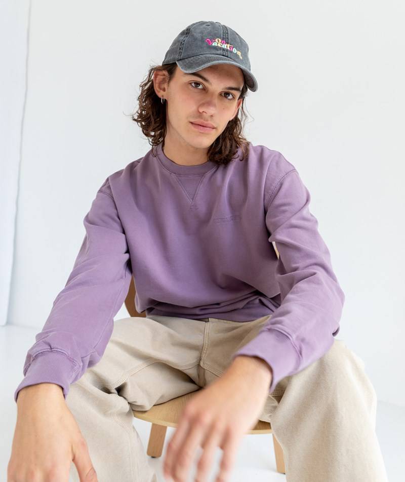 Kauf Dich Glücklich REVOLUTION Loose Crewneck Sweater Lila