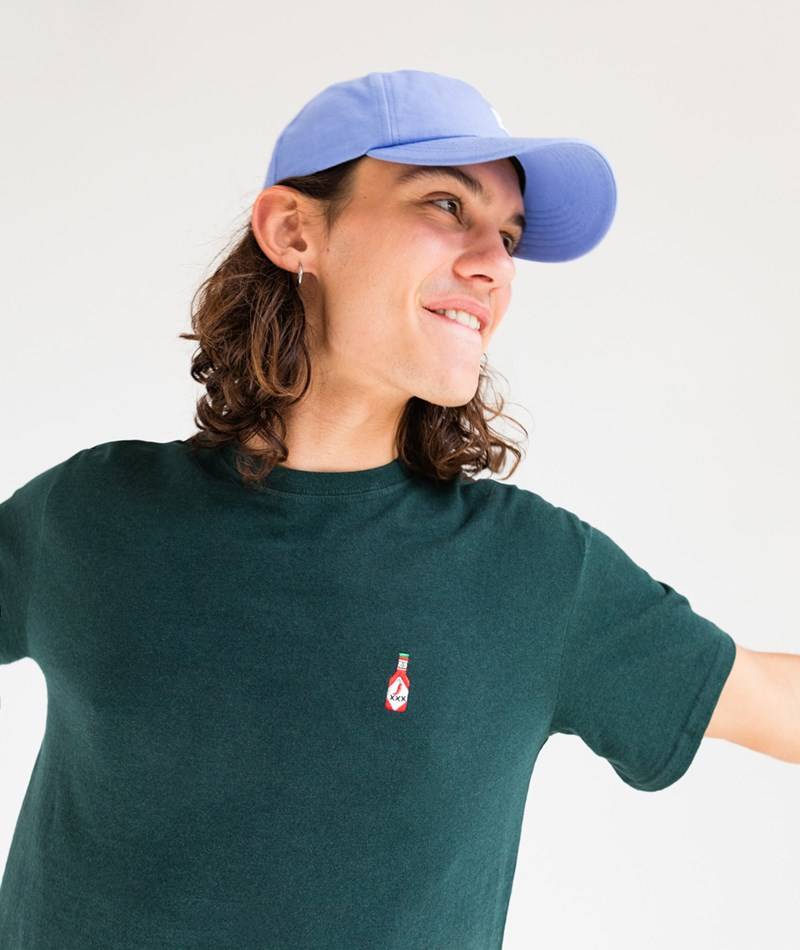 Kauf Dich Glücklich REVOLUTION Loose T-Shirt Dunkelgrün