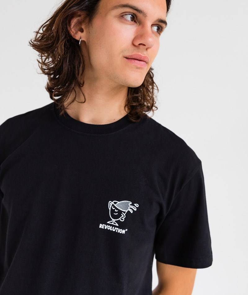 Kauf Dich Glücklich REVOLUTION Loose T-Shirt Schwarz