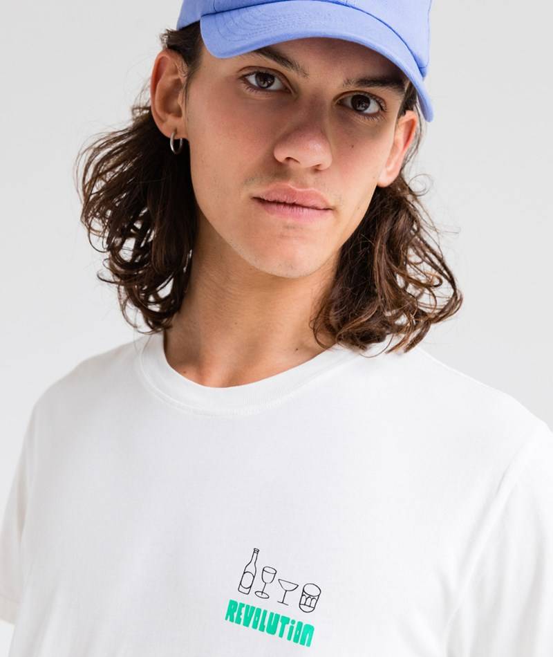 Kauf Dich Glücklich REVOLUTION Regular T-Shirt Weiü