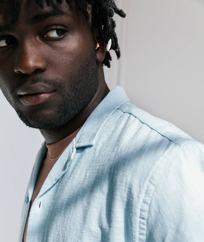 Kauf Dich Glücklich REVOLUTION Short-Sleeved Cuban Hemd Blau