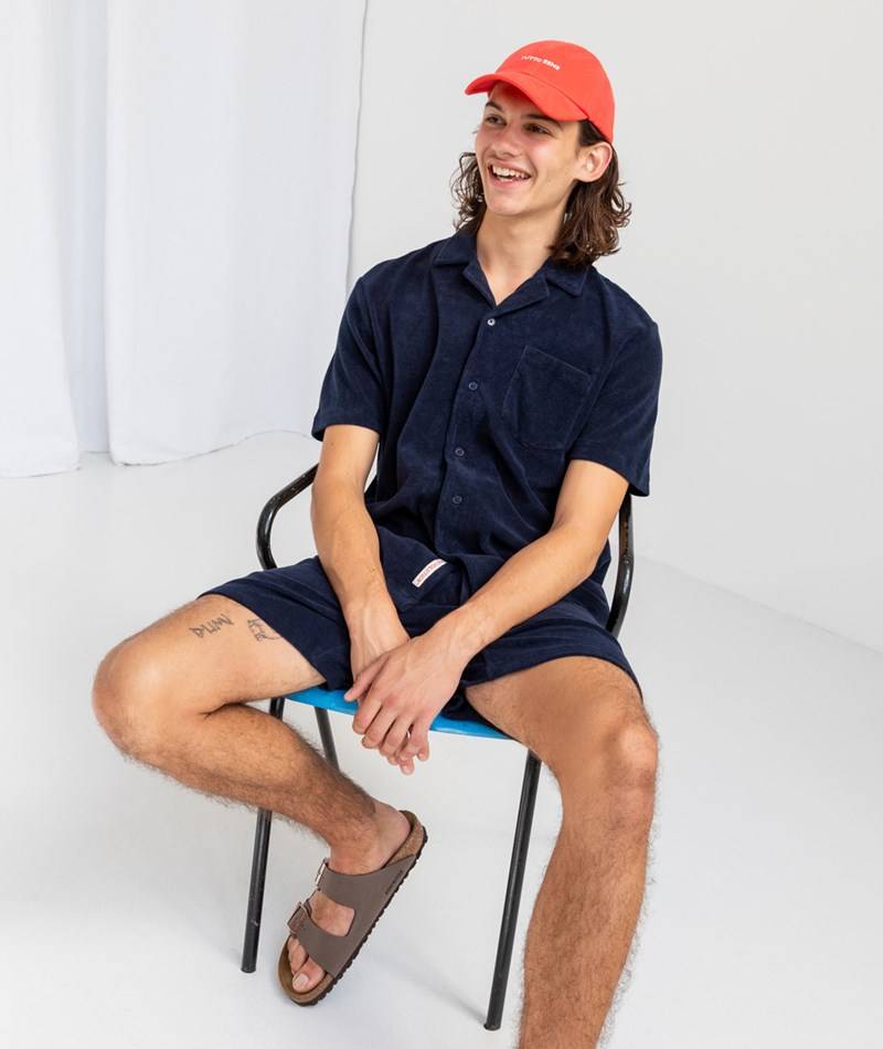 Kauf Dich Glücklich REVOLUTION Terry Cuban Hemd Dunkelblau