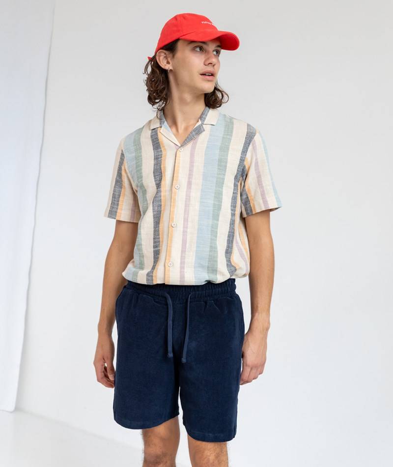 Kauf Dich Glücklich REVOLUTION Terry Shorts Dunkelblau