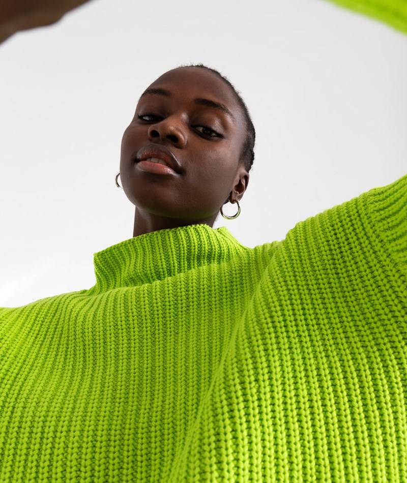 Kauf Dich Glücklich SELECTED FEMME SLFElma LS Knit Pullover Hellgrün