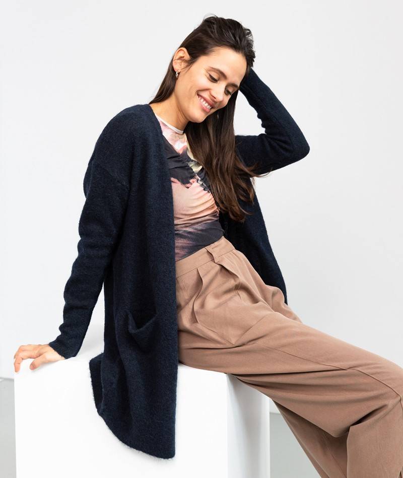 Kauf Dich Glücklich SELECTED FEMME SLFLulu Cardigan blau