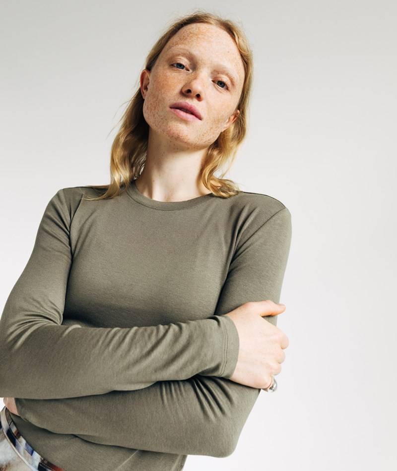 Kauf Dich Glücklich VILA VIAlexia O-Neck Longsleeve Grün