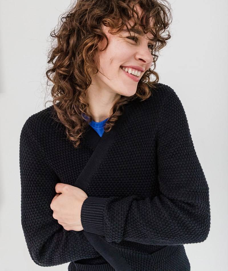 Kauf Dich Glücklich VILA VIDalo Knit Cardigan Schwarz