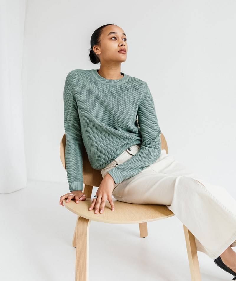 Kauf Dich Glücklich VILA VIDalo O-Neck Knit Pullover Grün
