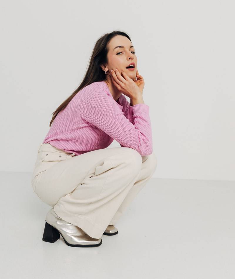 Kauf Dich Glücklich VILA VIDalo O-Neck Pullover Rosa