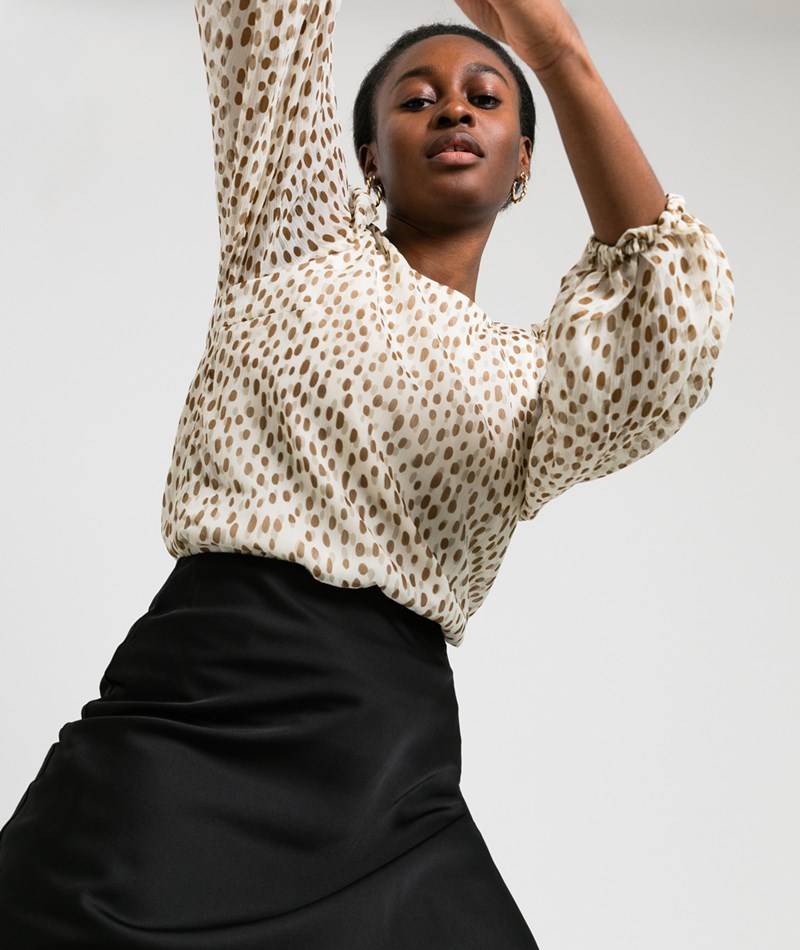 Kauf Dich Glücklich VILA VIFalia O-Neck L/S Bluse gemustert