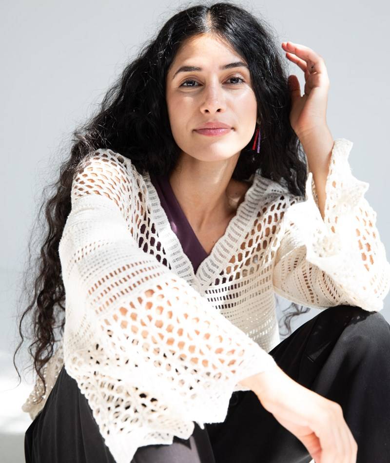 Kauf Dich Glücklich VILA VIKuna Crochet Cardigan Beige