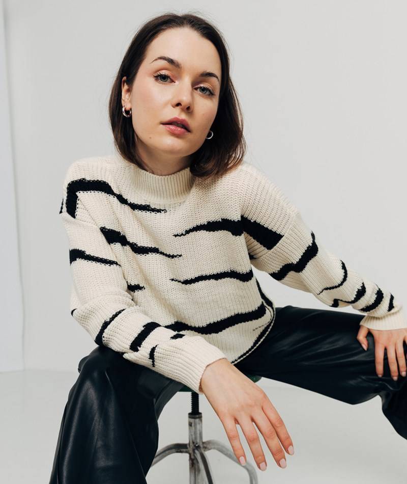 Kauf Dich Glücklich VILA VILuana Pullover gemustert