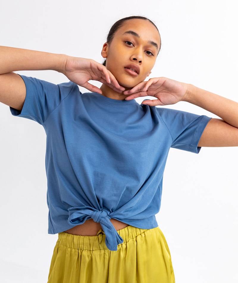 Kauf Dich Glücklich VILA VIPippa O-Neck T-Shirt Blau