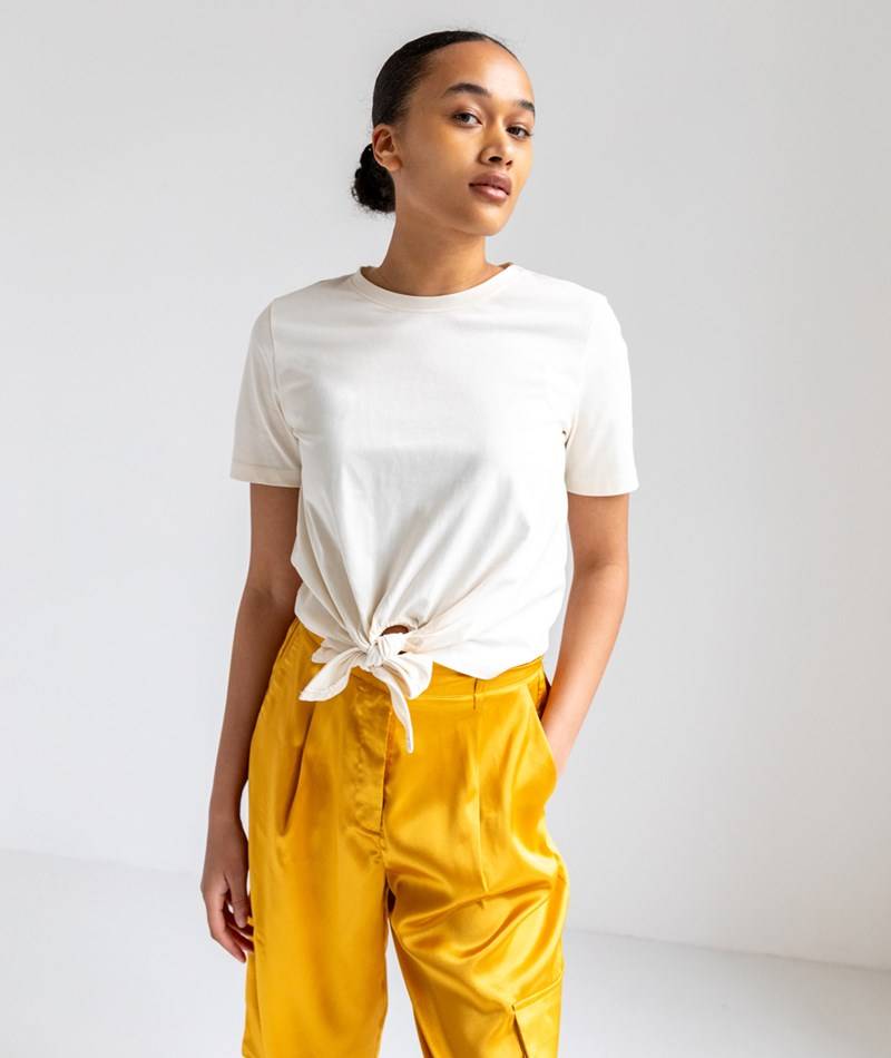 Kauf Dich Glücklich VILA VIPippa O-Neck T-Shirt Creme