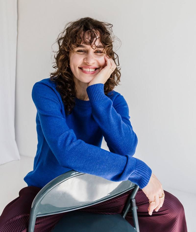 Kauf Dich Glücklich VILA VIRil O-Neck Pullover Blau