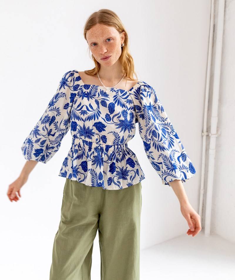 Kauf Dich Glücklich YAS YASBillie 3/4 Bluse gemustert