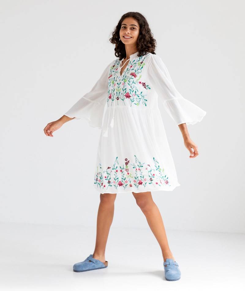 Kauf Dich Glücklich YAS YASChella 3/4 Kleid geblümt