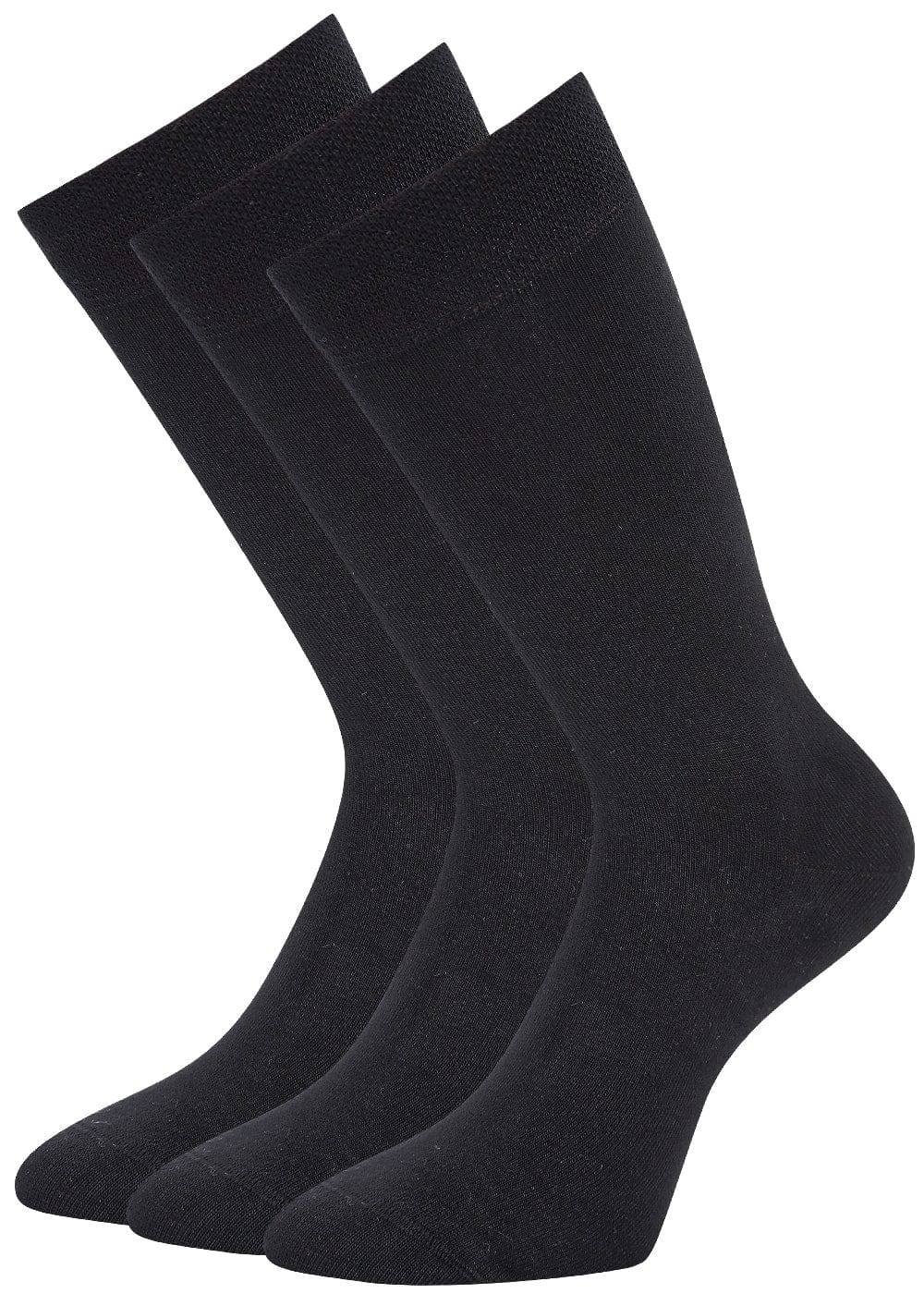 KB Socken Damen Bambussocken Socken schwarz ohne Gummi - 6 Paar
