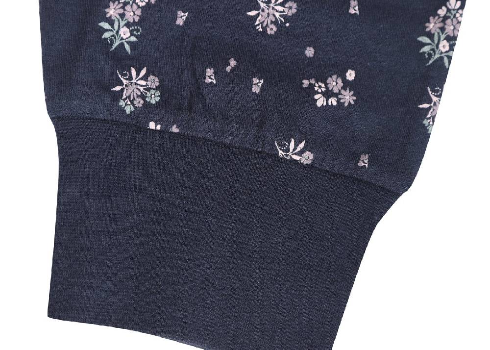 KB Socken Damen Schlafanzug Lang Dunkelblau - 100% Baumwolle