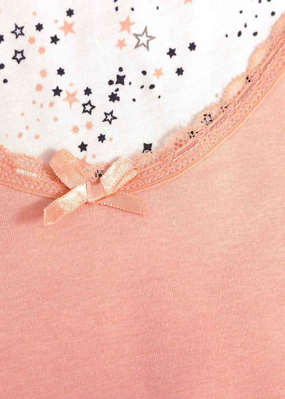 KB Socken Damen Schlafanzug Mit Caprihose - 100% Baumwolle