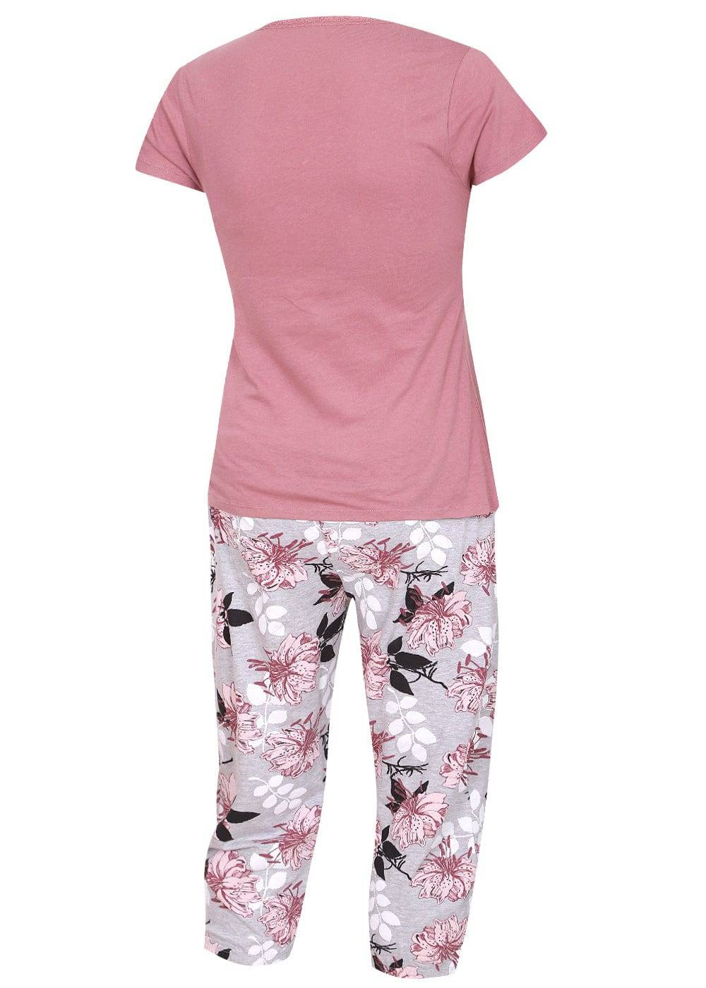 KB Socken Damen Schlafanzug Mit Caprihose - 100% Baumwolle