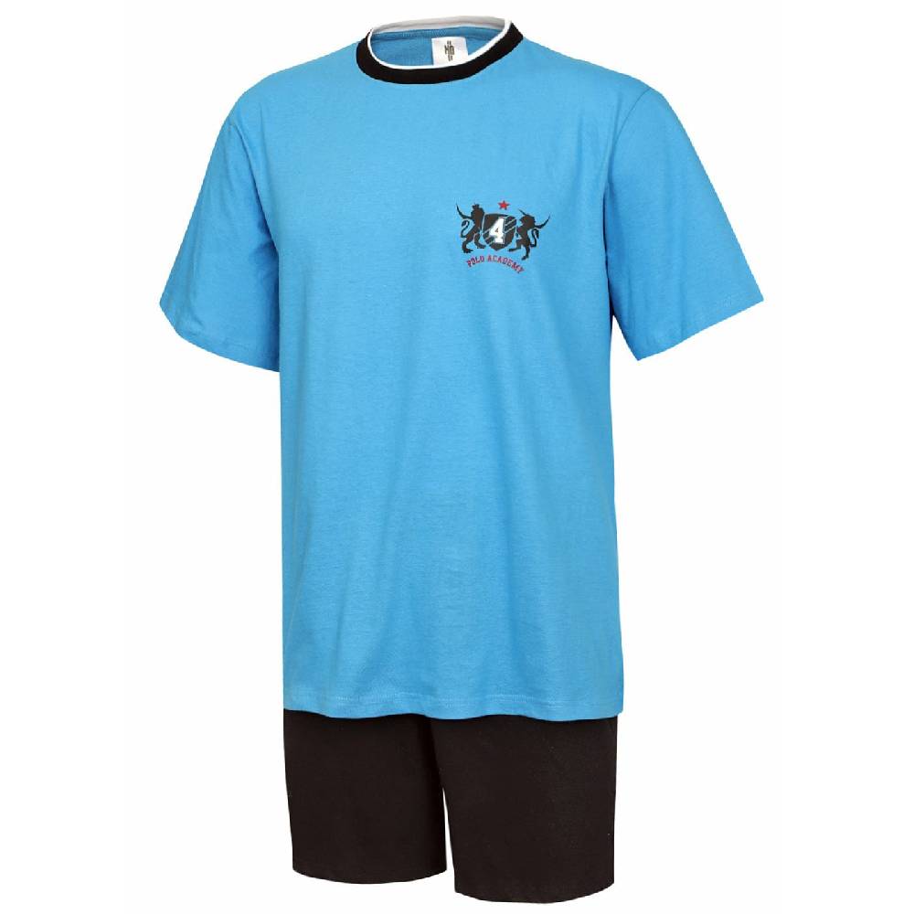 KB Socken Herren Schlafanzug kurz hellblau - 100% Baumwolle