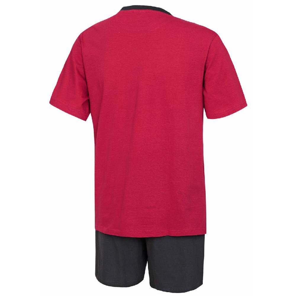 KB Socken Herren Schlafanzug Kurz In Rot - 100% Baumwolle