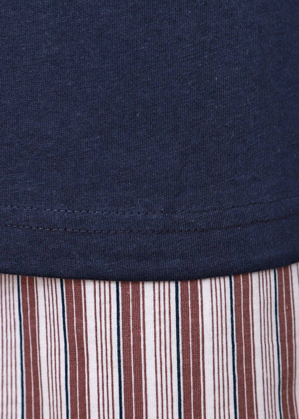 KB Socken Herren Schlafanzug Kurz Marine - 100% Baumwolle