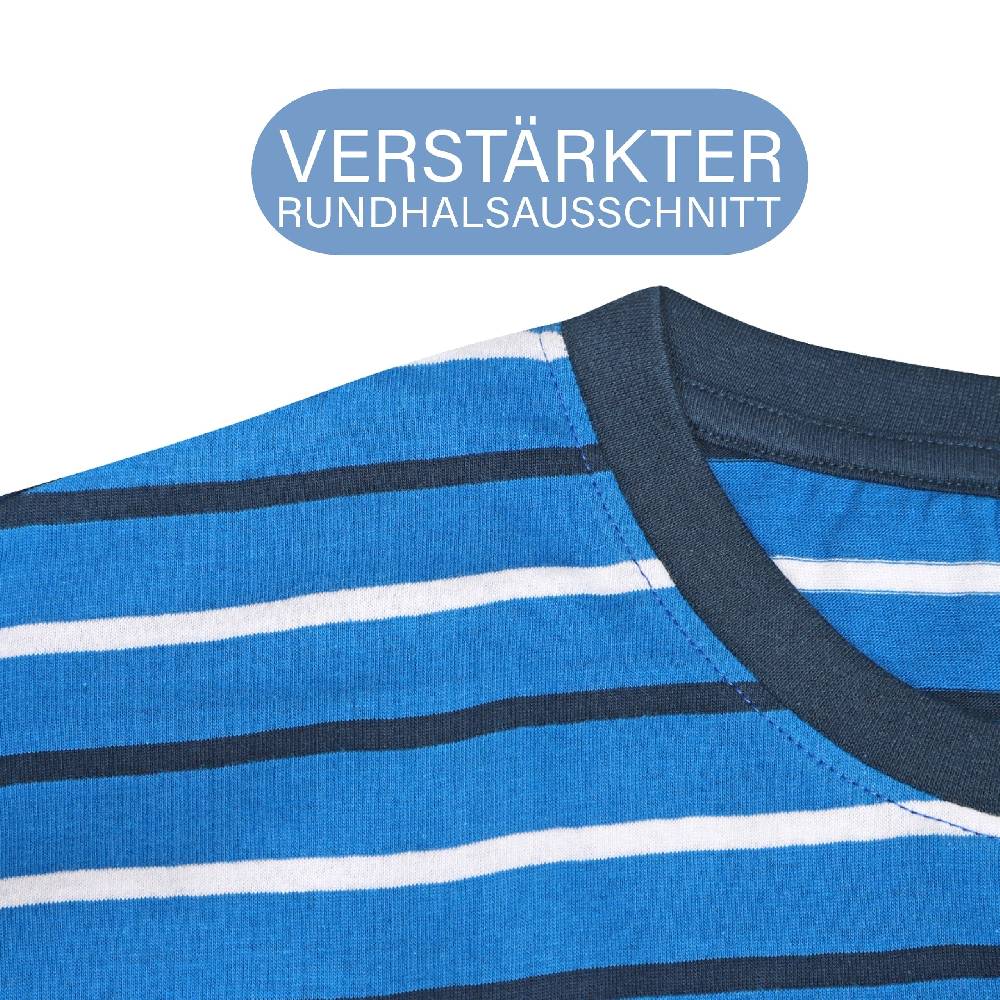 KB Socken Herren Schlafanzug Lang Blau - 100% Baumwolle