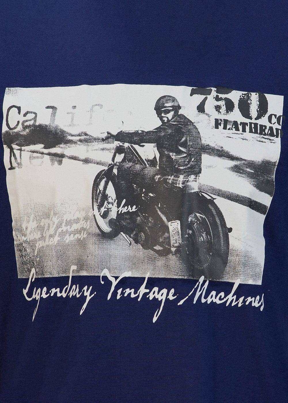 KB Socken Herren Schlafanzug Lang Blau - 100% Baumwolle