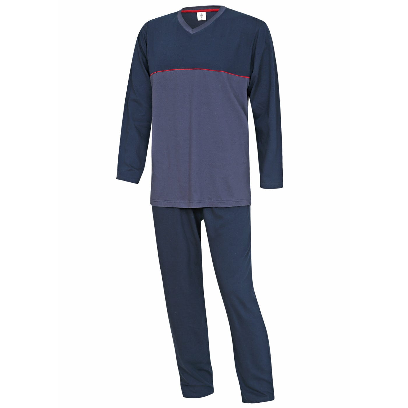 KB Socken Herren Schlafanzug lang dunkelblau - 100% Baumwolle