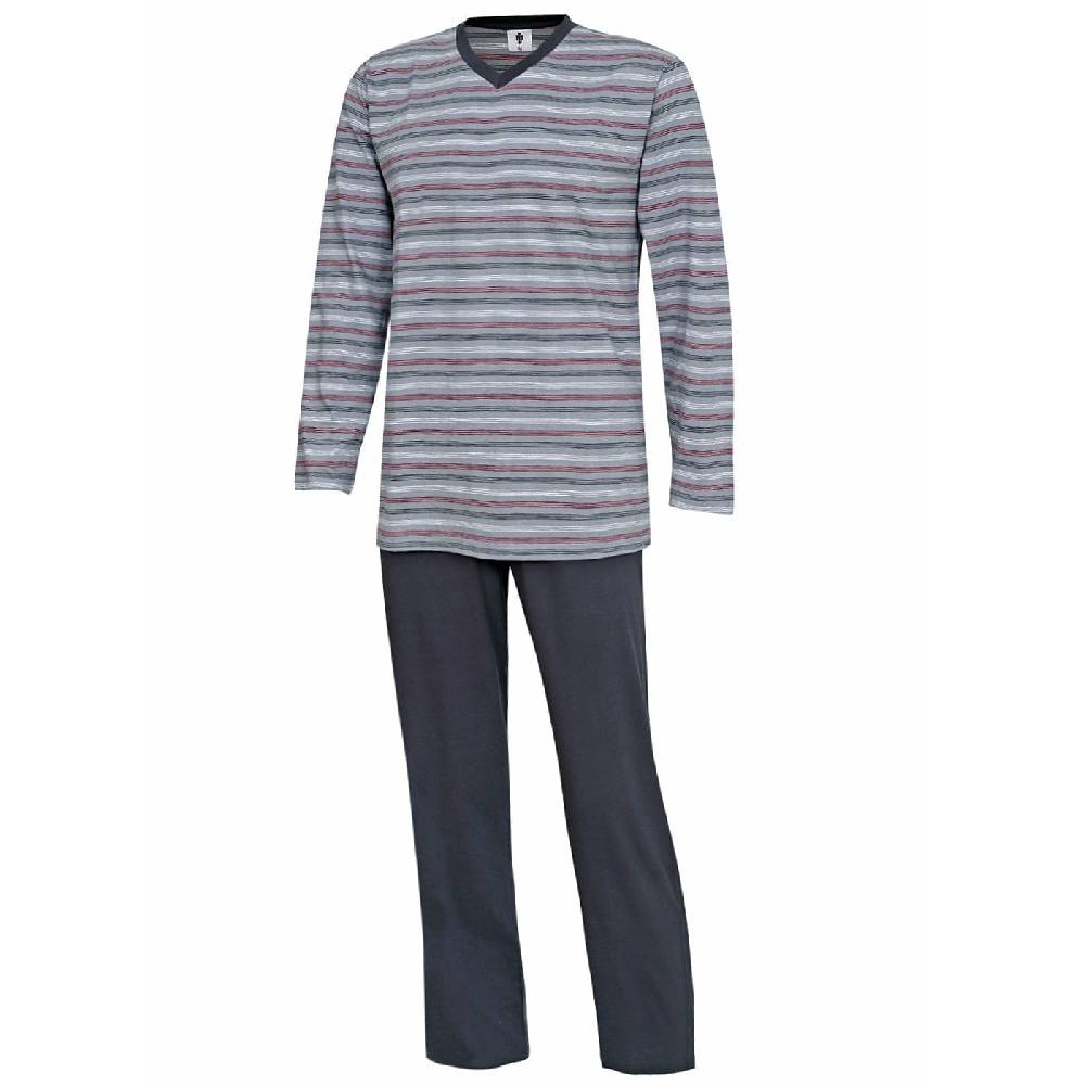 KB Socken Herren Schlafanzug lang gestreift - 100% Baumwolle