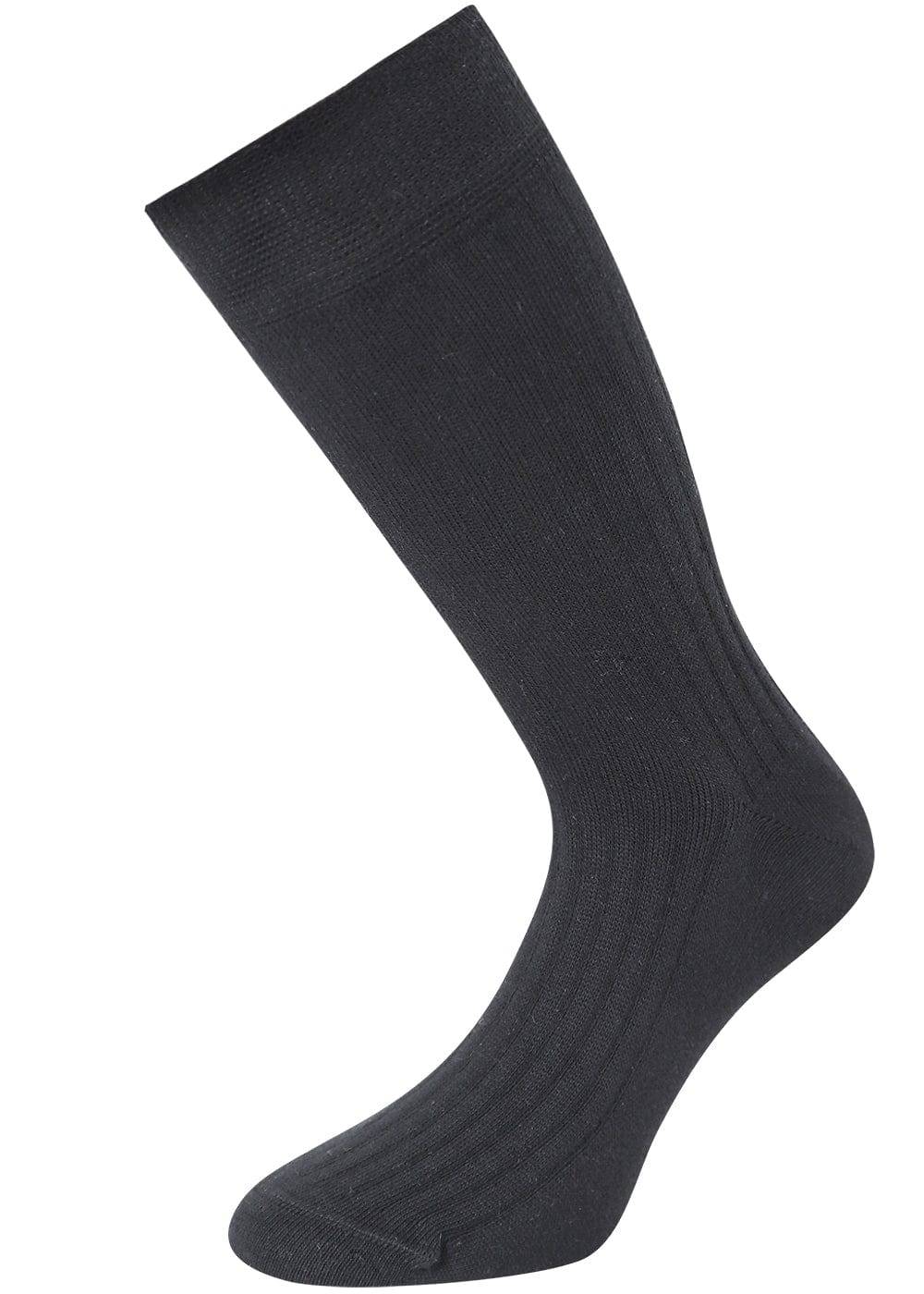 KB Socken Herrensocken Schwarz 100% Baumwolle - 10 Paar