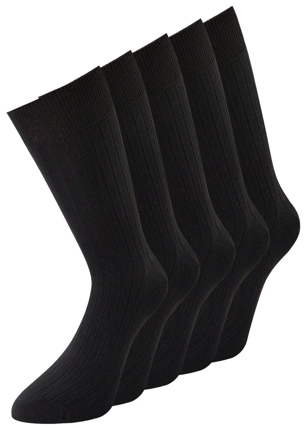 KB Socken Herrensocken Schwarz 100% Baumwolle - 10 Paar