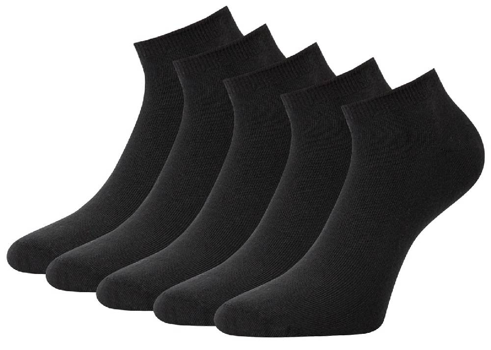 KB Socken Damen Sneakersocken schwarz - 8 Paar