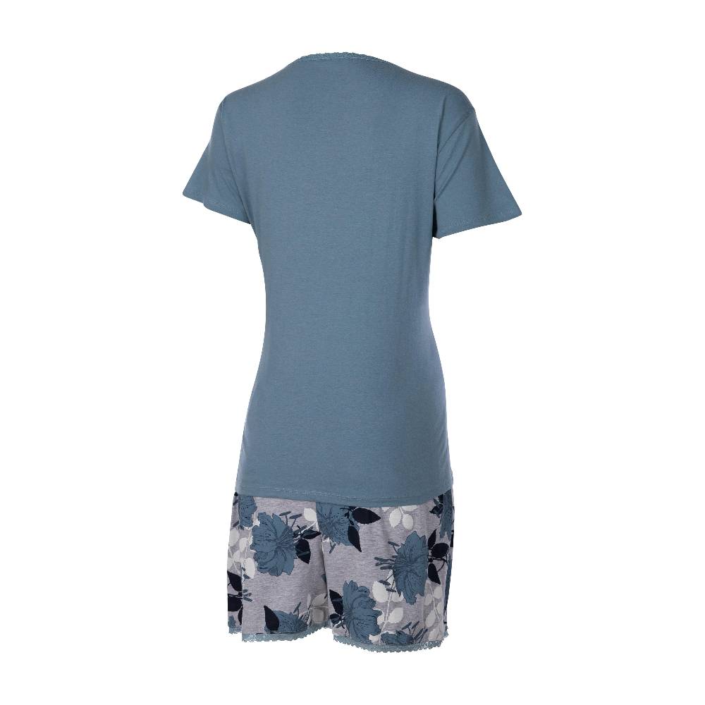 KB Socken Damenschlafanzug Kurz In Blau