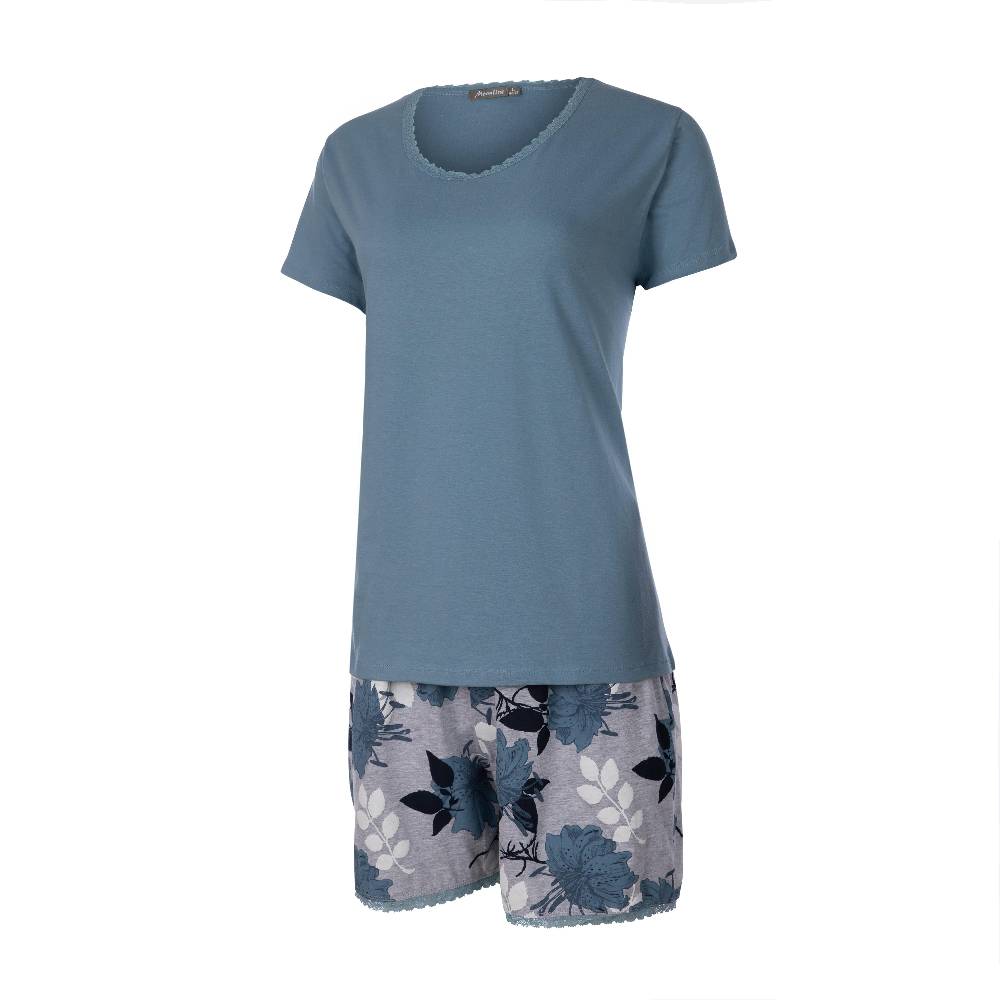 KB Socken Damenschlafanzug kurz in Blau