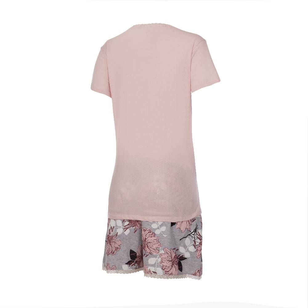 KB Socken Damenschlafanzug Kurz In Rosa