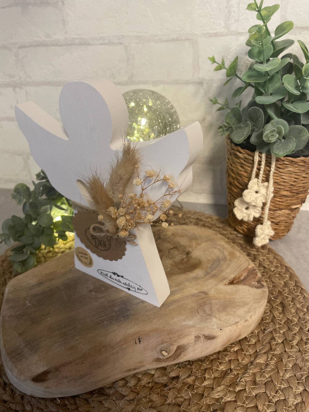 KB Socken Deko Engel Mit Herzloch