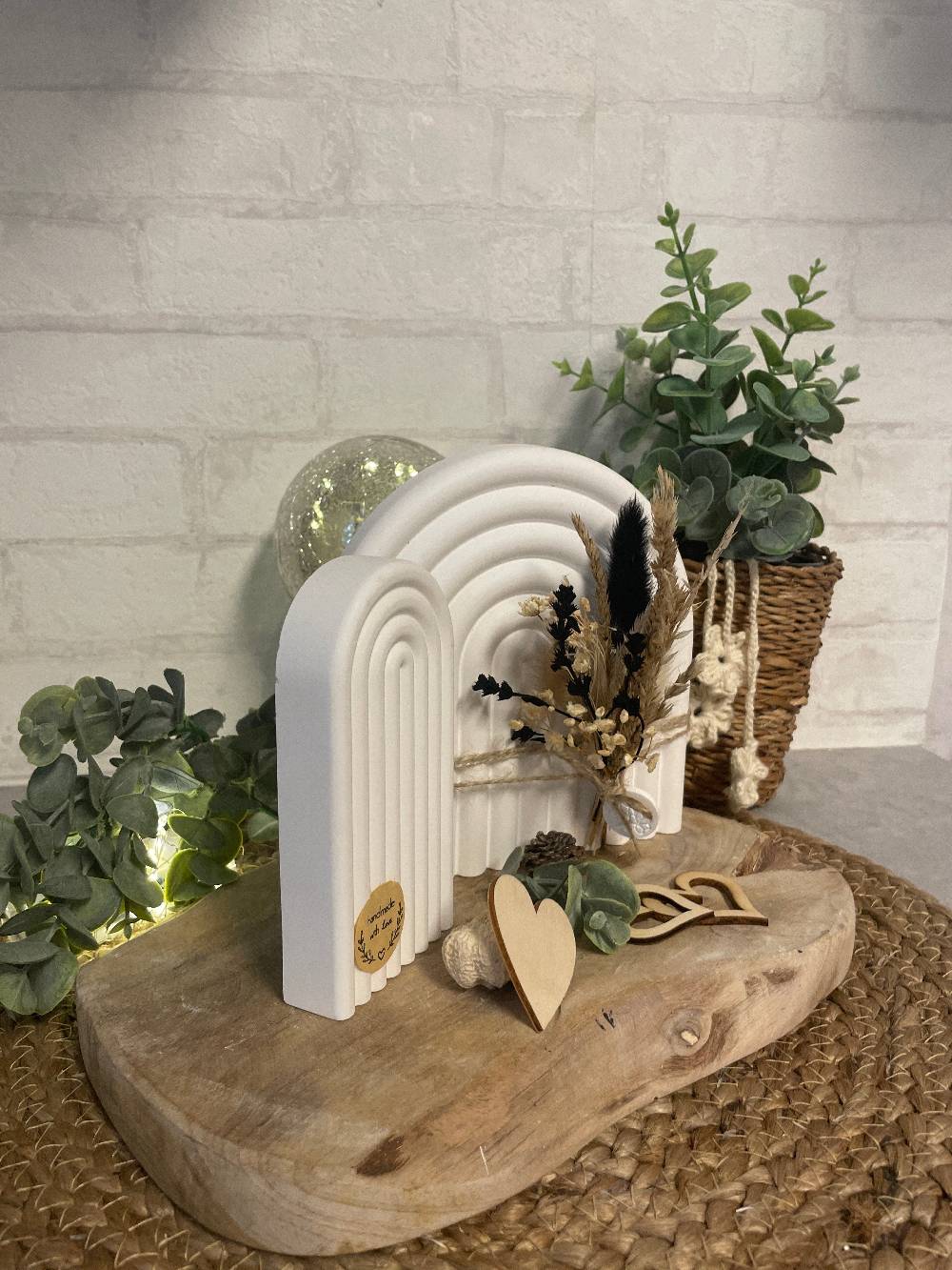 KB Socken Deko Regenbogen Handmade