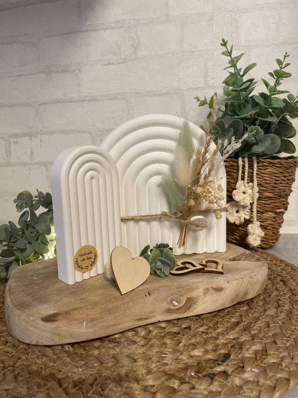 KB Socken Deko Regenbogen Handmade