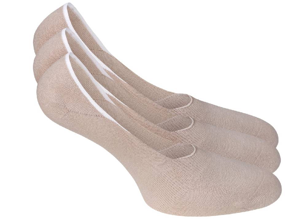 KB Socken Füßlinge unisex beige - 9 Paar