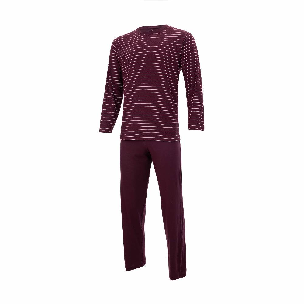 KB Socken Herren Schlafanzug lang rot