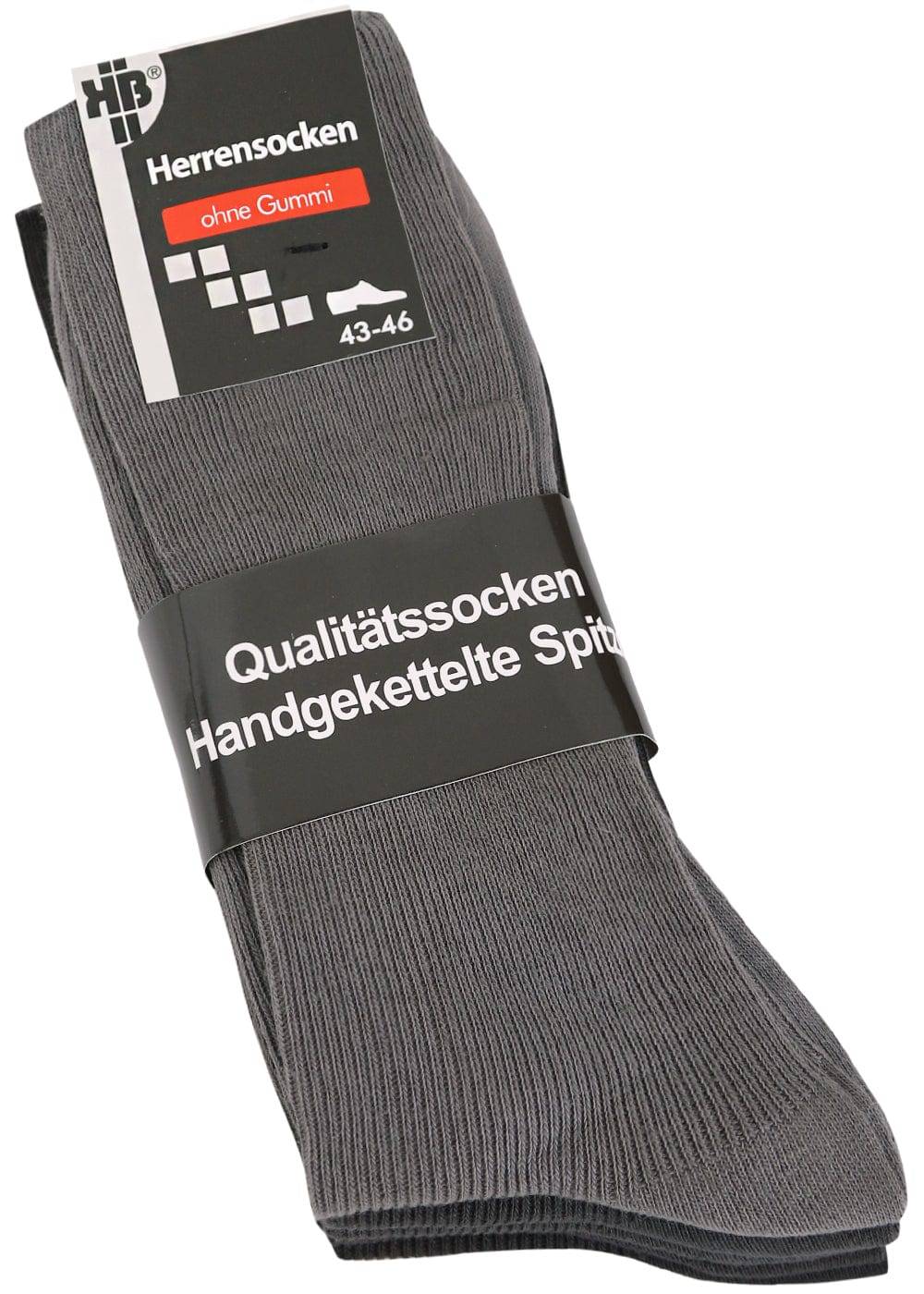 KB Socken Herrensocken Farbig - Ohne Gummi - 10 Paar