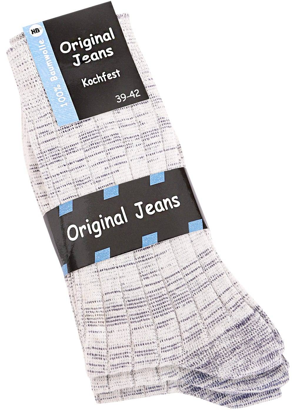 KB Socken Jeanssocken Graumeliert - 5 Paar