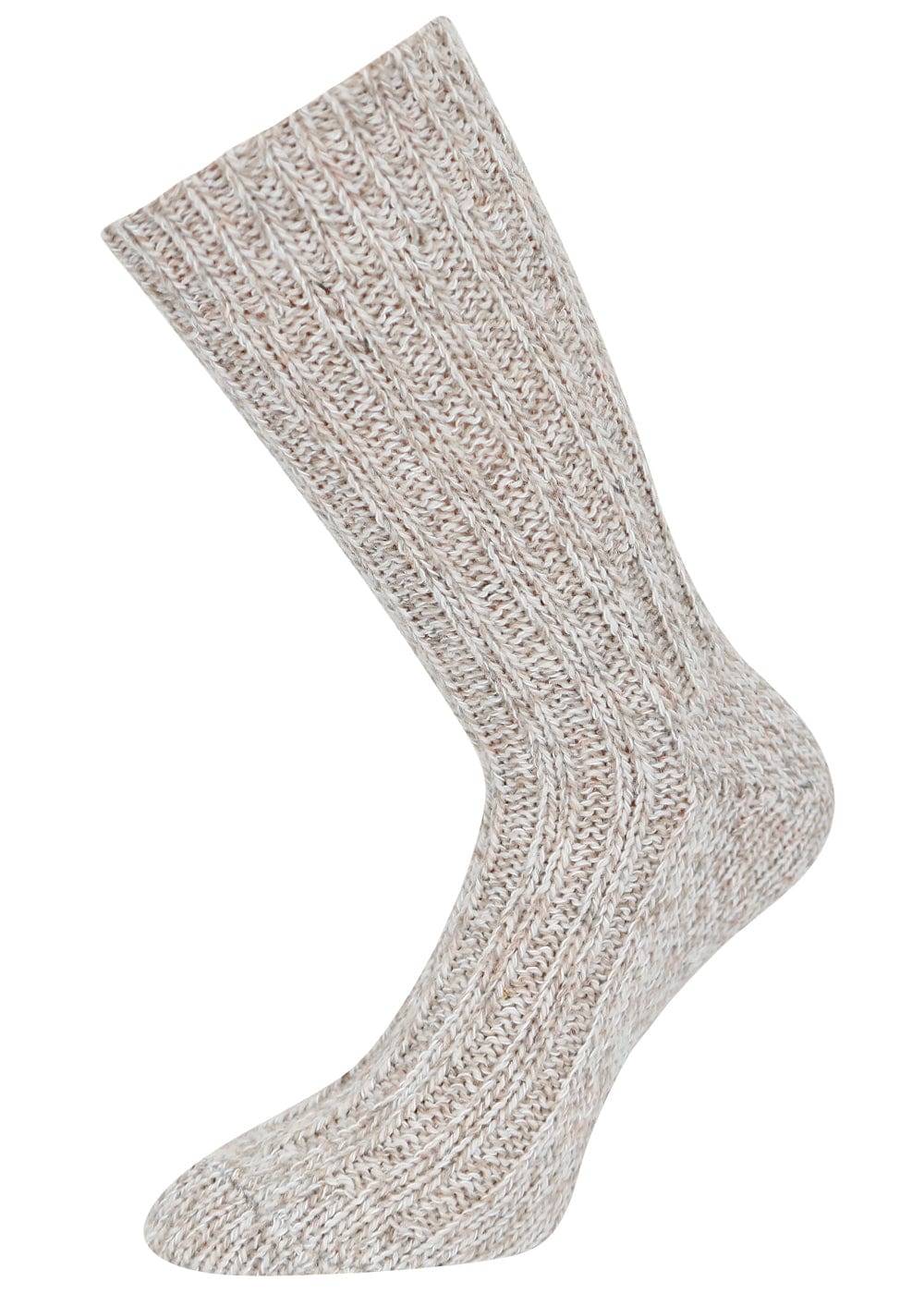 KB Socken Norwegersocken Beige - 2 Paar