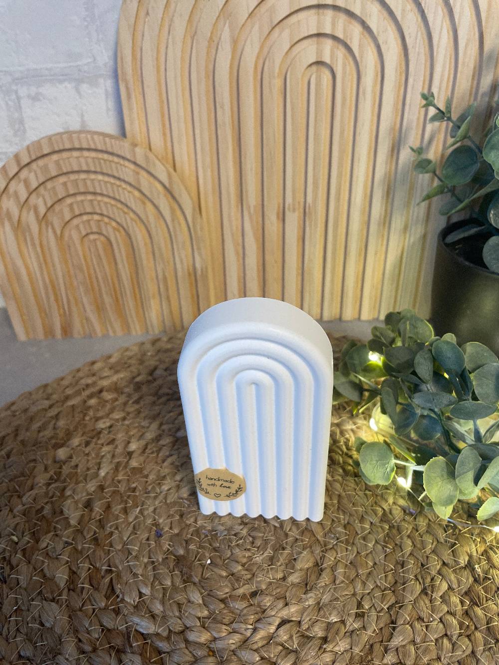 KB Socken Regenbogen Mit Kerze