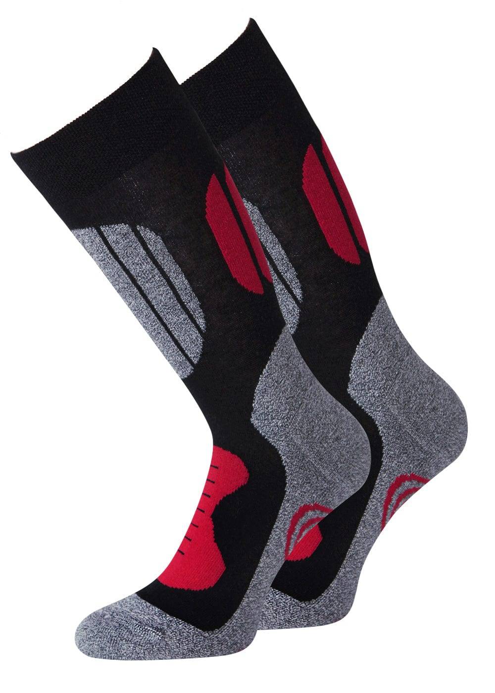 KB Socken Wandersocken Trekkingsocken rot - 2 Paar