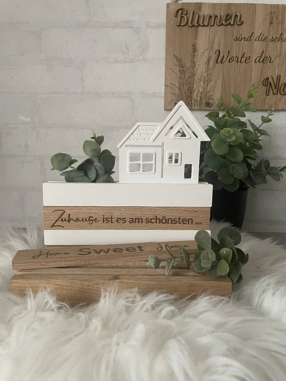 KB Socken Keraflott Einschieber Mit Klötzchen – Variante, Sockelleiste Für Einschieber , Wohndeko, Deko Aesthetic, Geschenke, Häuserloop, Herz, Haus